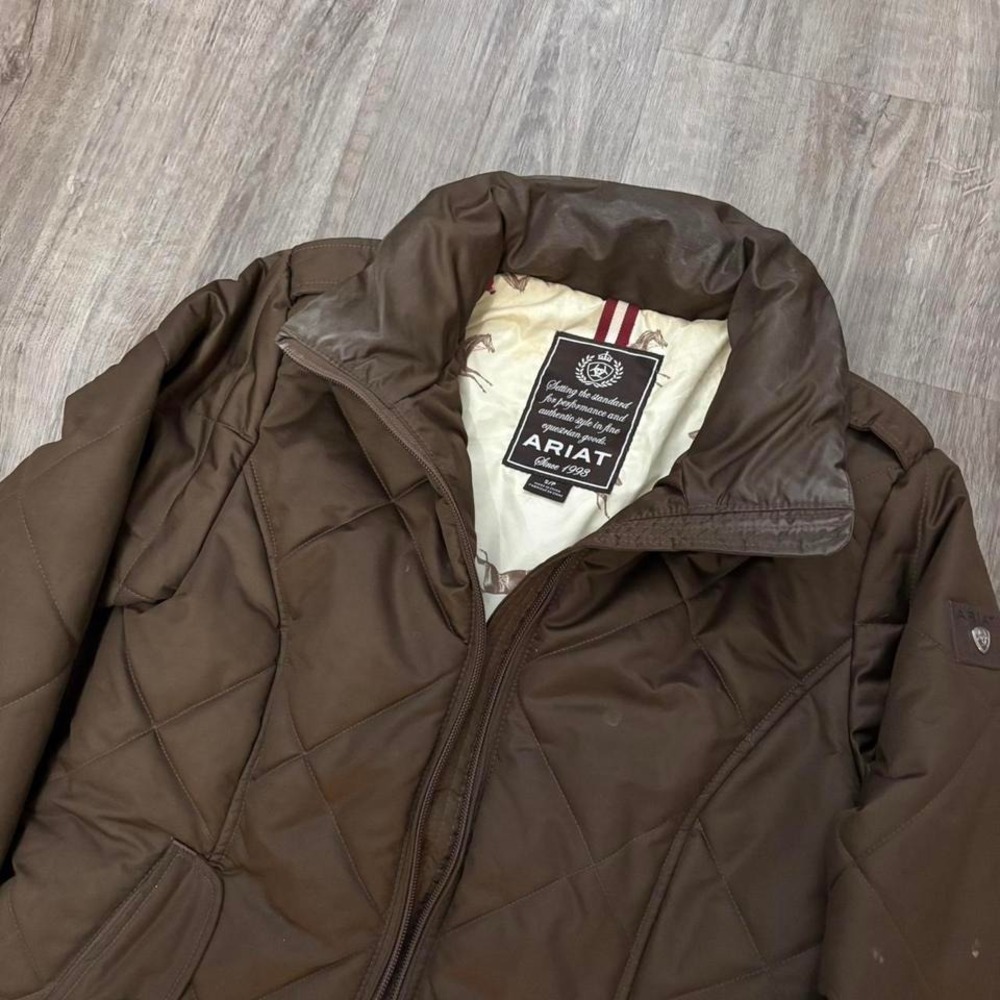 Ariat Equestrian Horse Riding Polo Ralph Lauren Style Lined Puffer Coat